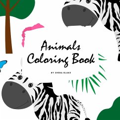 Animals Coloring Book for Children (8.5x8.5 Coloring Book / Activity Book) - Blake, Sheba