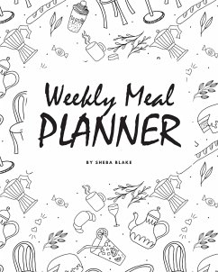 Weekly Meal Planner (8x10 Softcover Log Book / Tracker / Planner) - Blake, Sheba