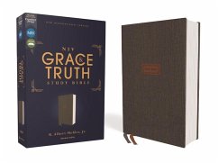 Niv, the Grace and Truth Study Bible (Trustworthy and Practical Insights), Cloth Over Board, Gray, Red Letter, Comfort Print - Zondervan