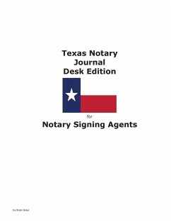 Texas Notary Journal Desk Edition for Notary Signing Agents - Greul, Brian