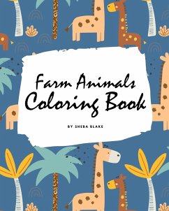 Farm Animals Coloring Book for Children (8x10 Coloring Book / Activity Book) - Blake, Sheba