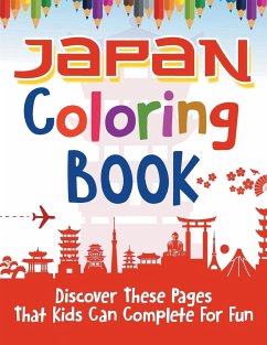 Japan Coloring Book! Discover These Pages That Kids Can Complete For Fun - Illustrations, Bold