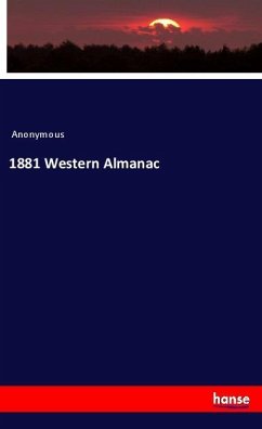 1881 Western Almanac - Anonymous