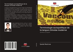 Terminologie sociopolitique de la langue chinoise moderne - Nasirova, Saodat