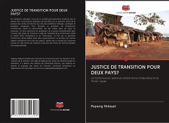 Cover JUSTICE DE TRANSITION POUR DEUX PAYS?