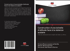 Construction d'une échelle d'attitude face à la violence scolaire - Rivera Lozada De Bonilla, Oriana;Muños Quintos, Heiner;Rosario Quiroz, Fernando Joel