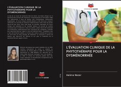 L'ÉVALUATION CLINIQUE DE LA PHYTOTHÉRAPIE POUR LA DYSMÉNORRHÉE - Nazar, Halima