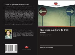 Quelques questions de droit russe - Tihomirow, Andrej