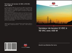 Variateur de tension 12 VDC à 110 VAC avec 600 W - Batista Ferreira, André Luiz