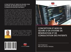 CONCEPTION ET MISE EN ¿UVRE D'UN SYSTÈME DE RÉSERVATION ET DE CONSULTATION DES PATIENTS - Suleiman, Isah;Yakubu, Haruna Usman