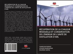 RÉCUPÉRATION DE LA CHALEUR RÉSIDUELLE ET CONSERVATION DE L'ÉNERGIE DE L'UNITÉ DE DISTILLATION D'ARL - Pervez, Taimoor;RANDHAWA, SOHAIB;Sadiq, Nauman