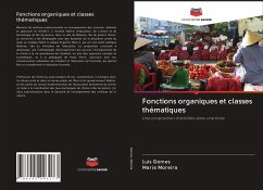 Fonctions organiques et classes thématiques - Gomes, Luis;Moreira, María