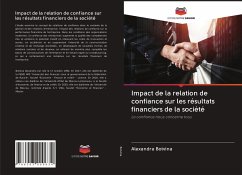 Impact de la relation de confiance sur les résultats financiers de la société - Botvina, Alexandra