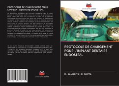 PROTOCOLE DE CHARGEMENT POUR L'IMPLANT DENTAIRE ENDOSTÉAL - LAL GUPTA, Dr KANHAIYA