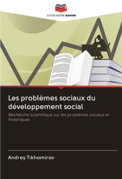 Cover Les problèmes sociaux du développement social