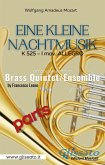 Allegro from "Eine Kleine Nachtmusik" for Brass Quintet/Ensemble (parts) (fixed-layout eBook, ePUB)