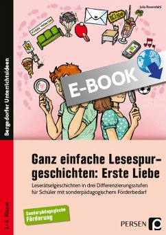 Ganz einfache Lesespurgeschichten: Erste Liebe (eBook, PDF) - Rosendahl, Julia
