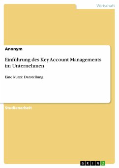 Einführung des Key Account Managements im Unternehmen (eBook, PDF)