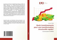 Quels investissements pour une transformation structurelle rapide? - TARNO, Mamane