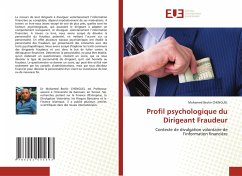 Profil psychologique du Dirigeant Fraudeur - Chenguel, Mohamed Bechir