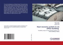 Heat recovery system in an office building