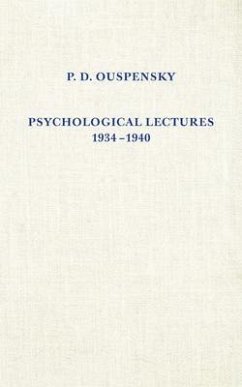 Psychological Lectures 1934-1940 (eBook, ePUB) - Ouspensky, P. D.
