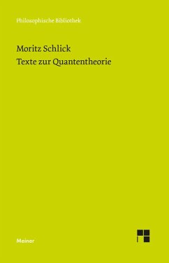 Texte zur Quantentheorie (eBook, PDF) - Schlick, Moritz