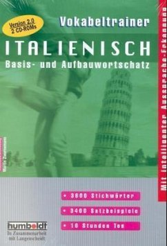 Vokabeltrainer Italienisch 2.0, 2 CD-ROMs Vokabeltrainer Italienisch 2.0, 2 CD-ROMs