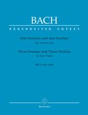 Drei Sonaten und drei Partiten für Violine solo BWV 1001-1006 (Urtext der NBArev), Spielpartitur, Urtextausgabe, Sammelb