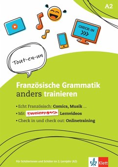 Französische Grammatik anders trainieren. Schülerarbeitsheft + Klett-Augmented - Müller, Eva