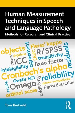 Human Measurement Techniques in Speech and Language Pathology (eBook, PDF) - Toni, Rietveld