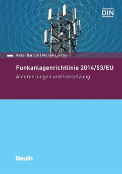 Funkanlagenrichtlinie 2014/53/EU (eBook, PDF) - Bartsch, Volker; Loerzer, Michael