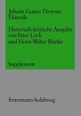 Johann Gustav Droysen: Historik / Supplementband (eBook, PDF)