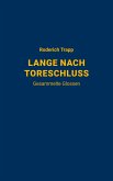 LANGE NACH TORESCHLUSS (eBook, ePUB)