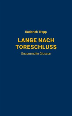 Cover LANGE NACH TORESCHLUSS (eBook, ePUB)
