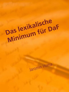 Das lexikalische Minimum für DaF (eBook, ePUB) - Homa, Jaromin