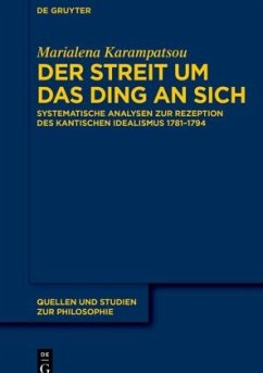 Der Streit um das Ding an sich - Karampatsou, Marialena