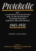 Protokolle des Landesblockausschusses der antifaschistisch-demokratischen Parteien Brandenburgs 1945-1950 (eBook, PDF)