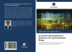 Cover Zu einem Isomorphismus-Kriterium für semimaximale Ringe