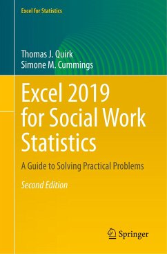Excel 2019 for Social Work Statistics - Quirk, Thomas J.;Cummings, Simone M.
