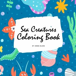 Sea Creatures Coloring Book for Children (8.5x8.5 Coloring Book / Activity Book) - Blake, Sheba