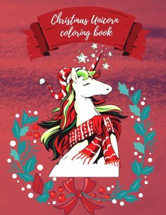 Christmas Unicorn coloring book - Publishing, Cristie