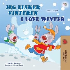 I Love Winter (Danish English Bilingual Children's Book)