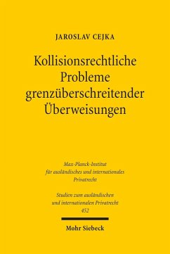 Cover Kollisionsrechtliche Probleme grenzüberschreitender Überweisungen (eBook, PDF)