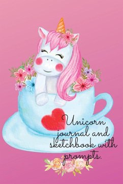 Unicorn journal and sketchbook with prompts. - Publishing, Cristie