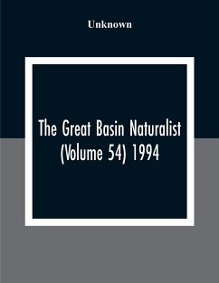 The Great Basin Naturalist (Volume 54) 1994 - Unknown