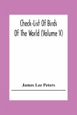Check-List Of Birds Of The World (Volume V)