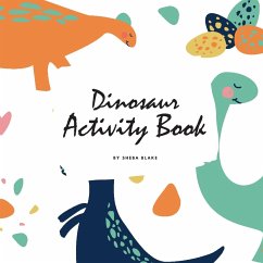 Cover Dinosaur Activity Book for Children (8.5x8.5 Coloring Book / Activity Book)
