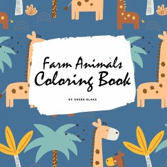 Farm Animals Coloring Book for Children (8.5x8.5 Coloring Book / Activity Book) - Blake, Sheba