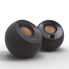 CREATIVE Pebble 2.0 Lautsprecher, 3,5 mm Stereoklinke, USB Powered, schwarz